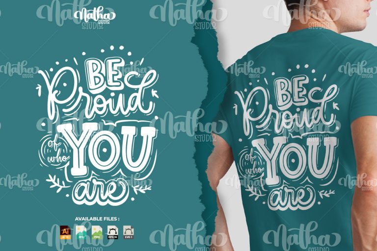 Preview image of Be Proud Lettering