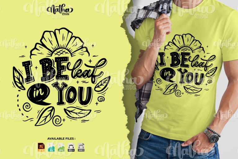 Preview image of I Be-Leaf In You Lettering