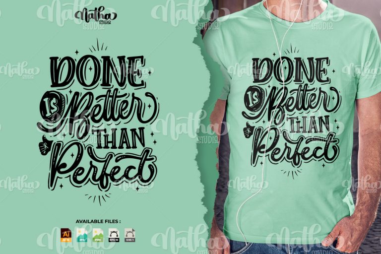 Preview image of Done Is Better Than Perfect Lettering