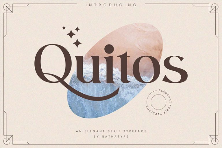 Preview image of Quitos – Serif Font