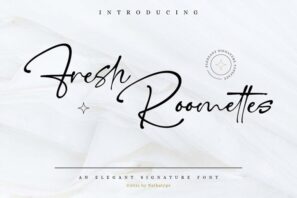 Fresh Roomettes  - Script Font