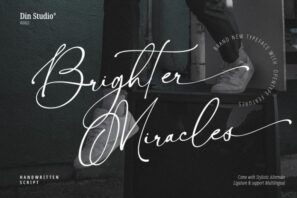 Brighter Miracles - Script Font