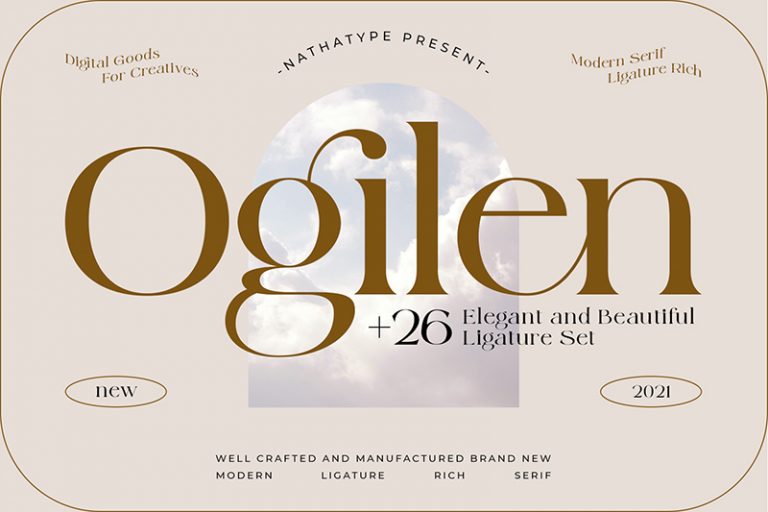Preview image of Ogilen – Serif Font