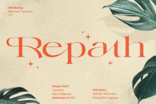Repath - Serif Font