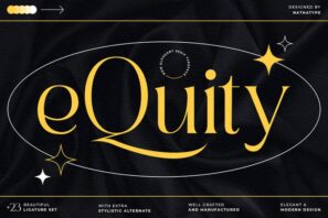 eQuity - Serif Font