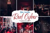 Last preview image of Red Cyber Lightroom Presets