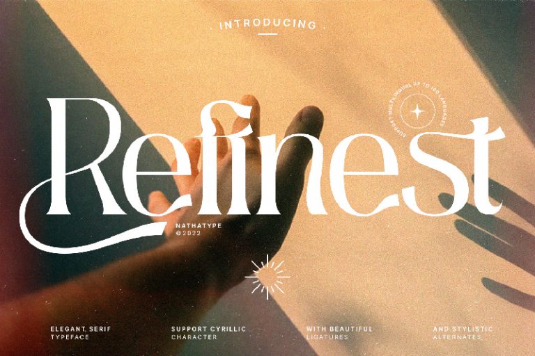 Preview image of Refinest – Serif Font