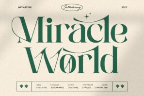 Miracle World - Serif Font