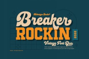 Breaker Rockin - Font Duo