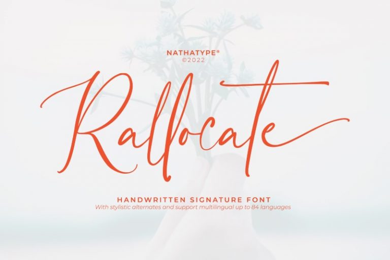 Preview image of Rallocate – Script Font