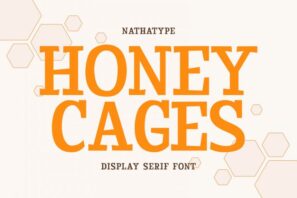 Honey Cages- Display Serif Font