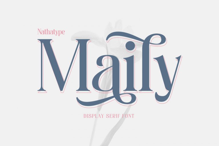Preview image of Maily- Display Serif Font