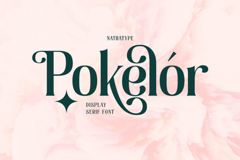 Preview image of Pokelor – Display Serif Font