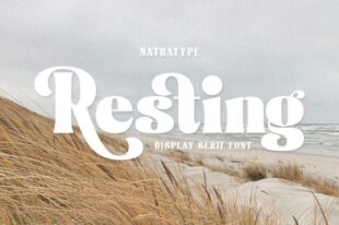 Resting- Display Serif Font