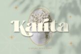 Last preview image of Karita- Display Font