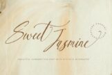 Last preview image of Sweet Jasmine- Handwritten Font