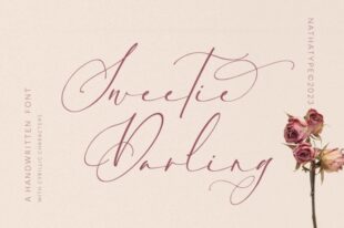 Sweetie Darling- Handwritten Font