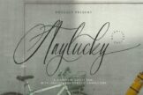 Last preview image of Starlucky- Handwritten Font