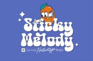 Sticky Melody- Display Font