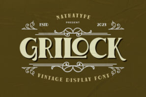 Grilock- Display Font