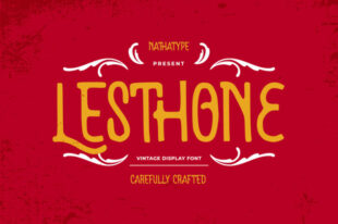 Lesthone- Display Font