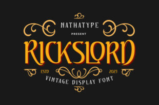 Rickslord- Display Font