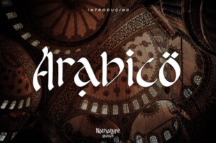 Arabico- Display Font