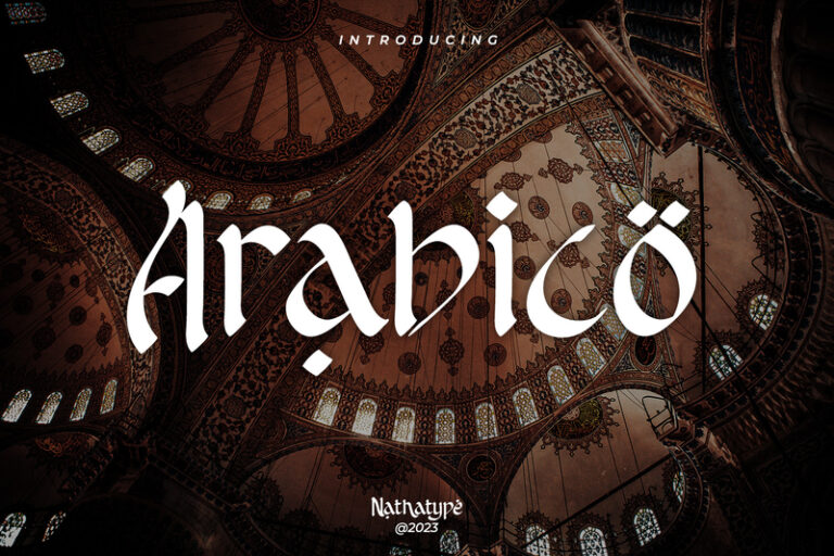 Preview image of Arabico- Display Font