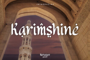 Karimshine- Display Font