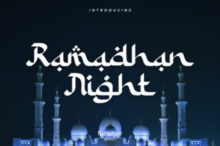 Ramadhan Night- Display Font