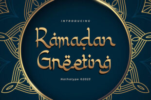 Ramadan Greeting- Display Font