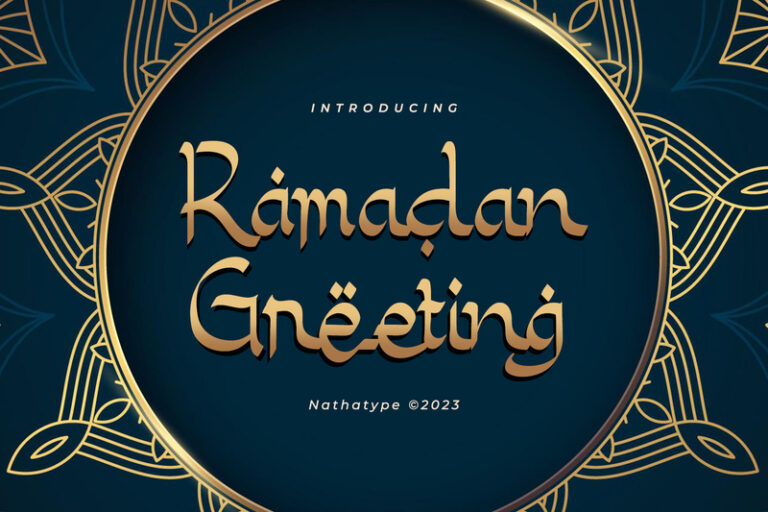 Preview image of Ramadan Greeting- Display Font