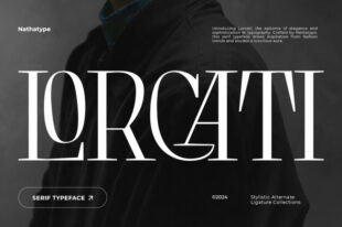 Lorcati- Serif Font