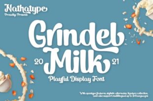 Grindel Milk- Display Font