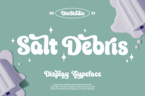 Salt Debris- Display Font