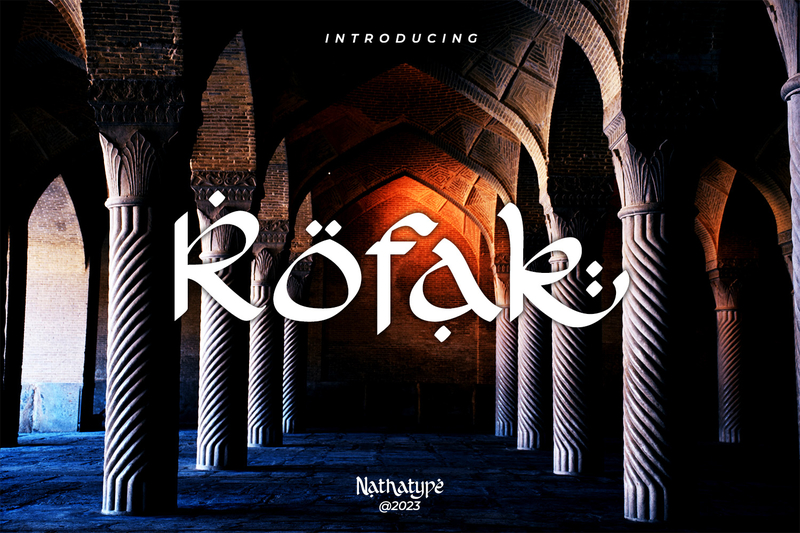 modern arabic style font
