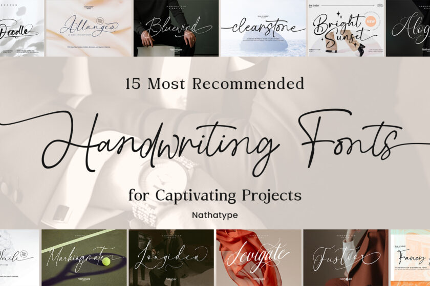 picture of 15 Stunning Handwriting Font Collections to Elevate Your Design Projects