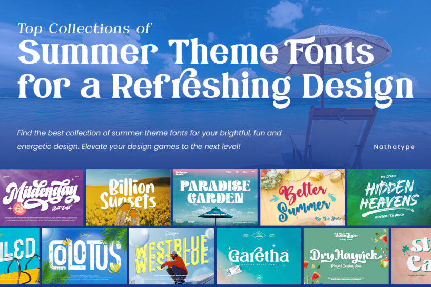 picture of Top Collections of Summer Theme Fonts for a Refreshing Design
