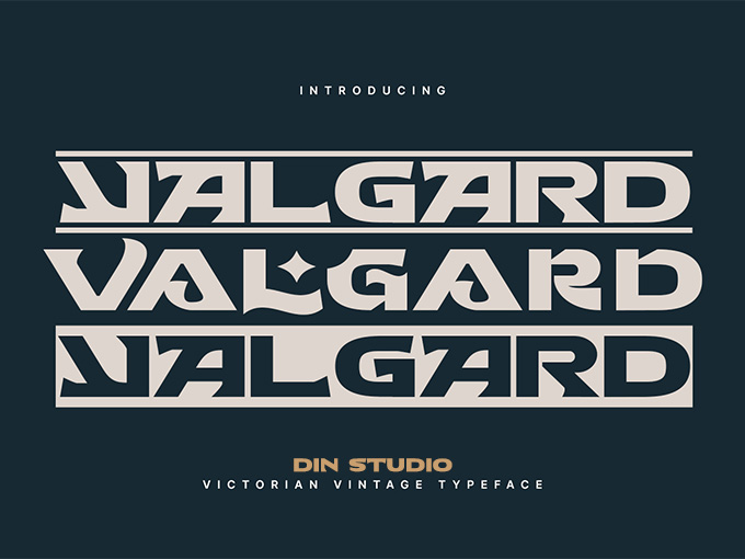 Preview image of Valgard–Vintage Font