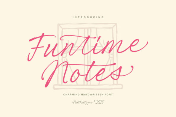 Funtime Notes - Charming Handwritten Script Font