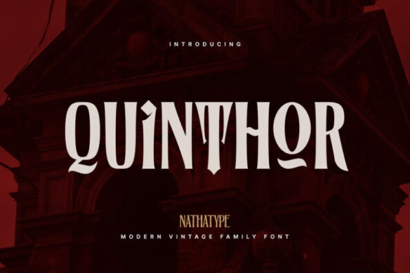 Quinthor–Vintage Font