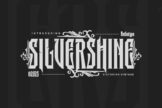 Last preview image of Silvershine–Vintage Font