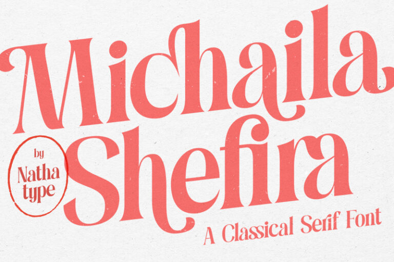 Preview image of Michaila Shefira – Elegant Classical Serif Font
