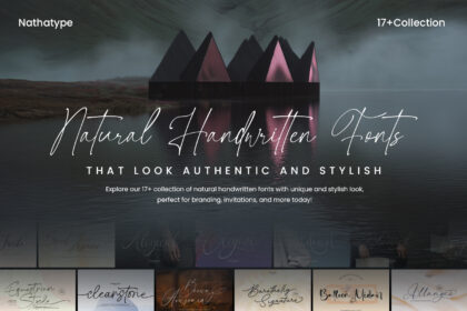 picture of 17+ Natural Handwritten Fonts That Look Authentic and Stylish
