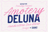 Last preview image of Amotery Deluna – Retro Handwritten Font Duo