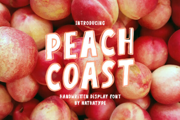 Peach Coast - Handwritten Display Font