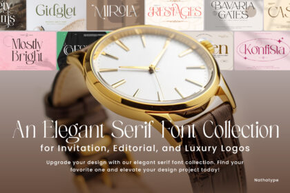 picture of An Elegant Serif Font Collection for Invitation, Editorial, and Luxury Logos