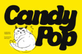 Last preview image of Candy Pop – Stylish Bold Display Font