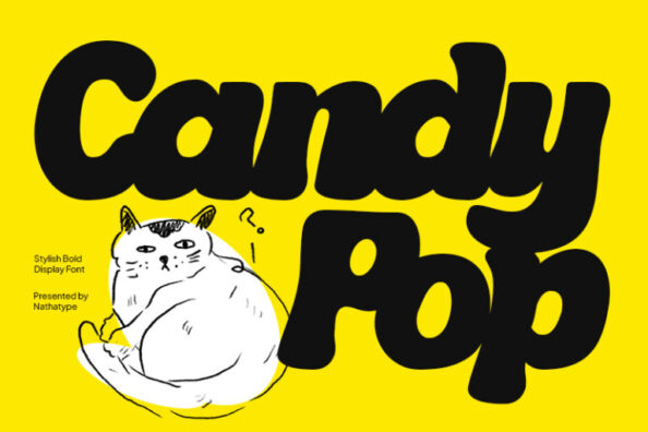 Candy Pop - Stylish Bold Display Font