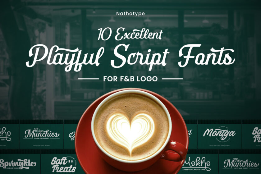 picture of 10 Excellent Playful Script Fonts for F&B Logo